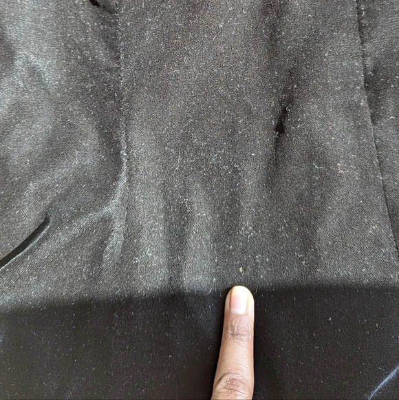 Vintage Piaf Velvet Burnout Midi Dress Sweetheart 80s Cocktail Black witchy goth - Picture 16 of 16